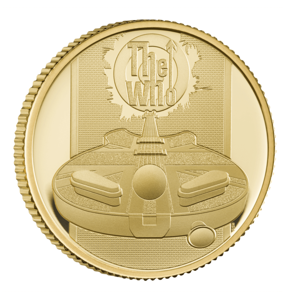 The Who 2021 UK Quarter-Ounce Gold Proof Coin - Limited Edition 1000