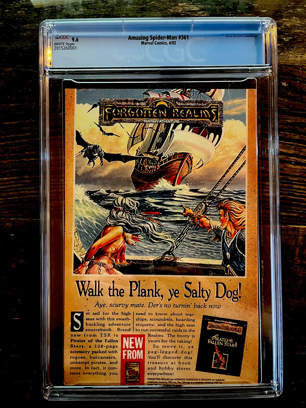 White Pages Newsstand! Amazing Spider-Man #361 CGC 9.6 - 1st Full Appear Carnage