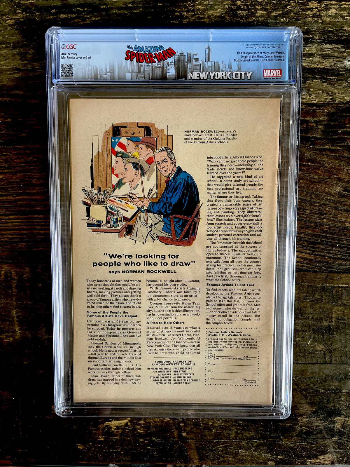 Retired Label - Amazing Spider-Man #43 CGC 6.0 - Origin of Rhino