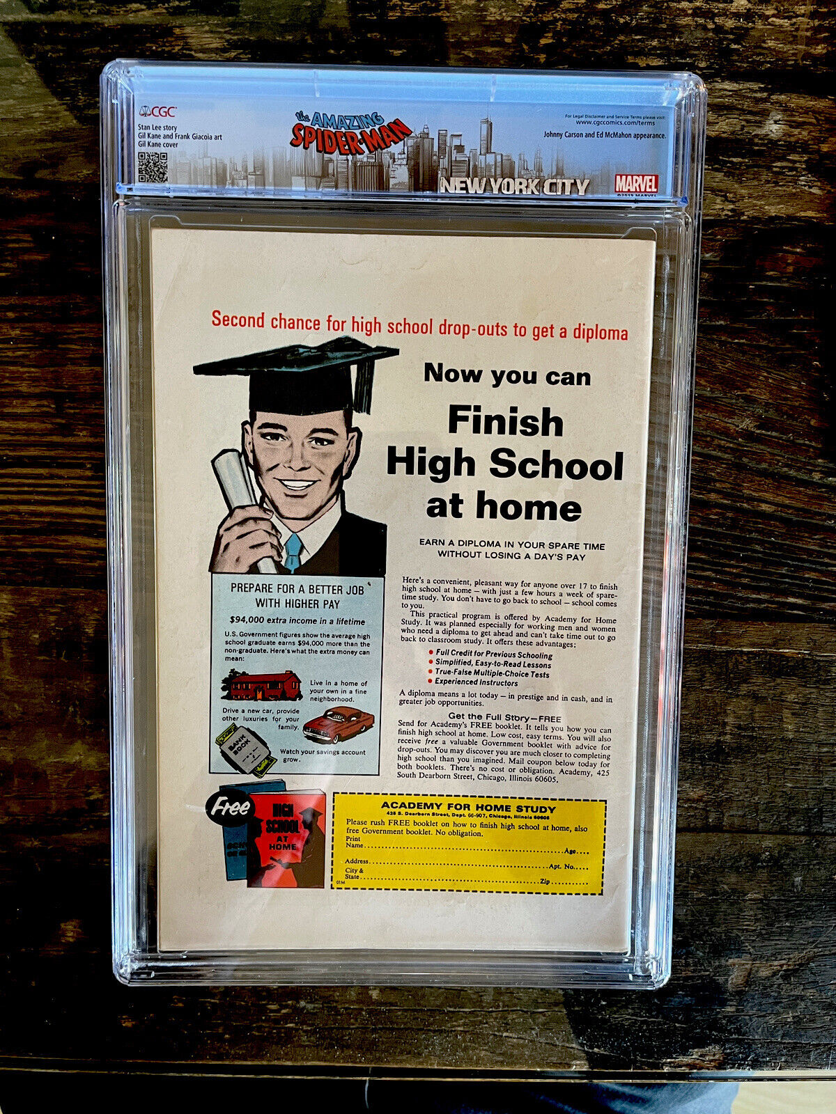 Amazing Spider-Man #99 CGC 5.5 - Retired NYC Label