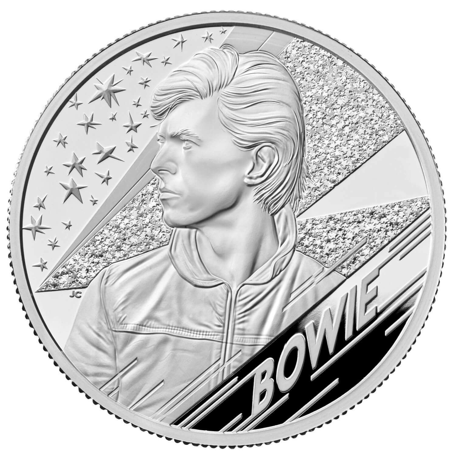 2020 UK Music Legends - David Bowie £5 2oz Silver Proof Coin