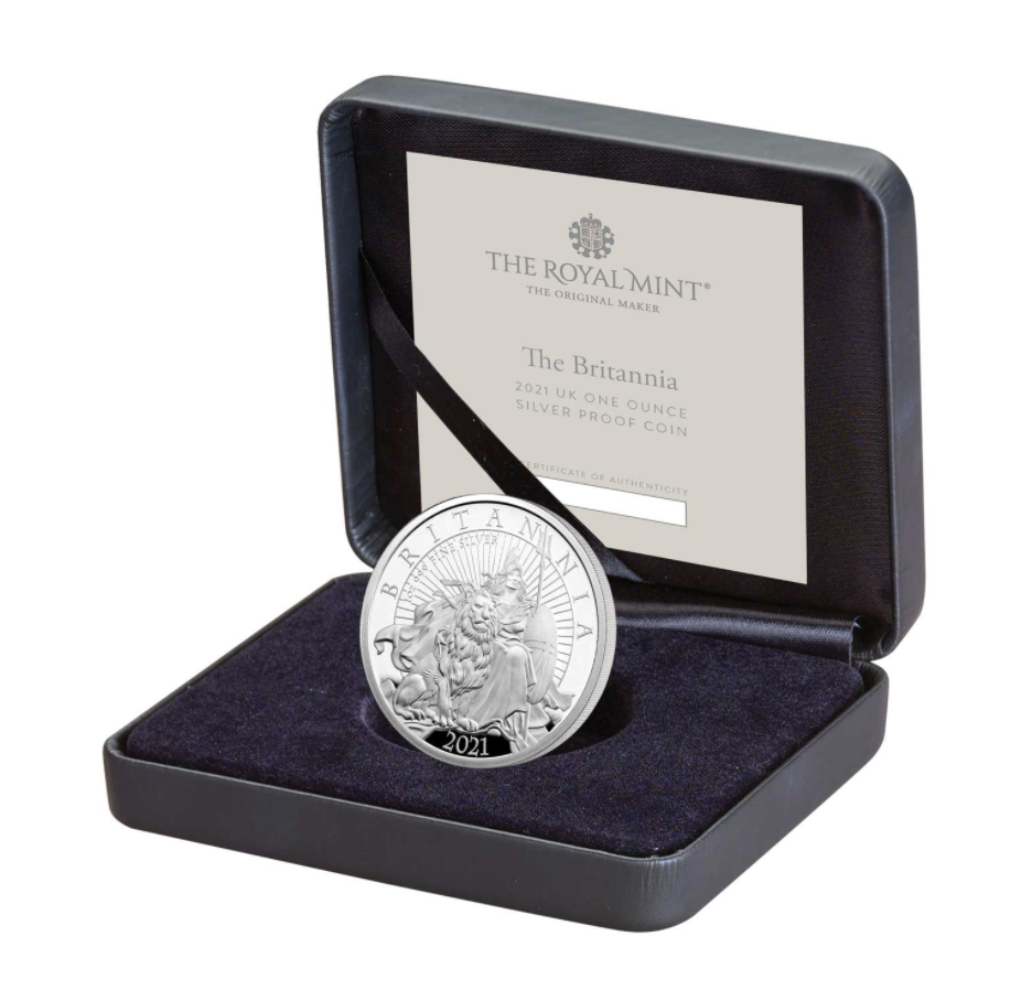 The Britannia 2021 UK One-Ounce Silver Proof Coin