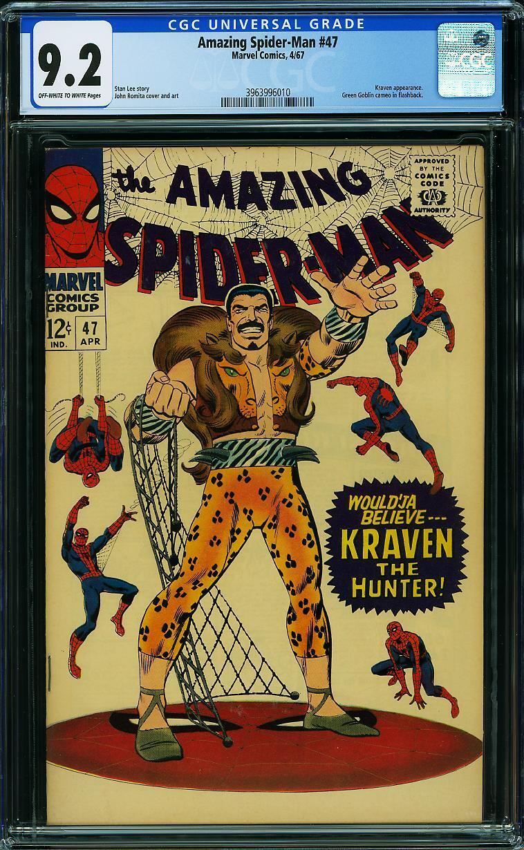Amazing Spider-Man #47 CGC 9.2 - Kraven & Green Goblin Appearance