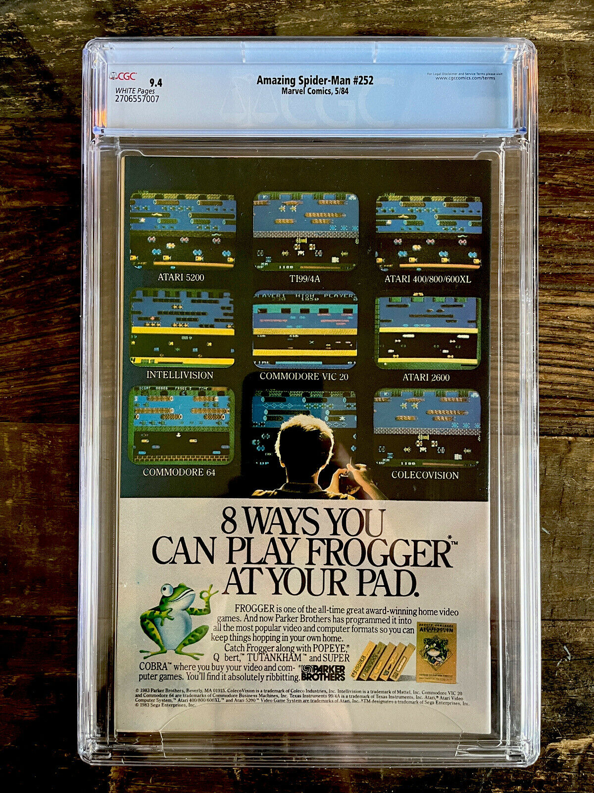 White Pages Newsstand! Amazing Spider-Man #252 CGC 9.4 1st Appear Black Costume