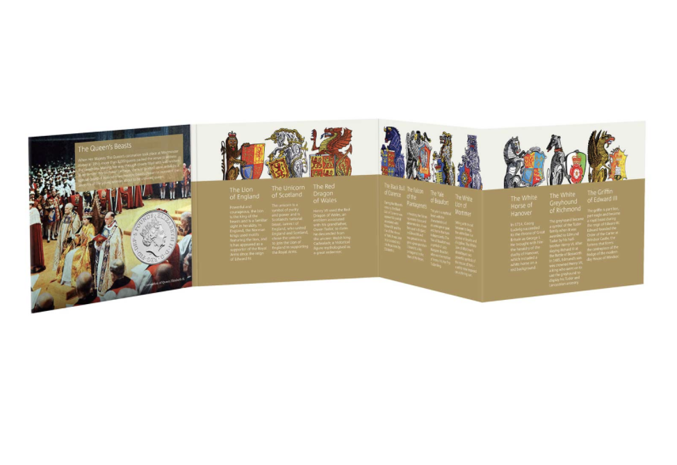 The Queen's Beasts Completer 2021 UK £5 Brilliant Uncirculated Coin