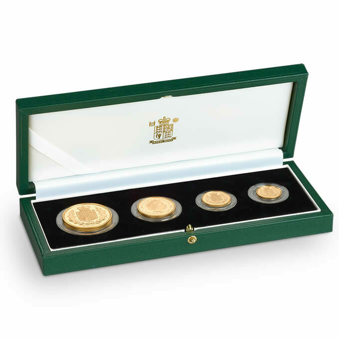 2002 Great Britain 4-Coin Gold Sovereign Proof Set