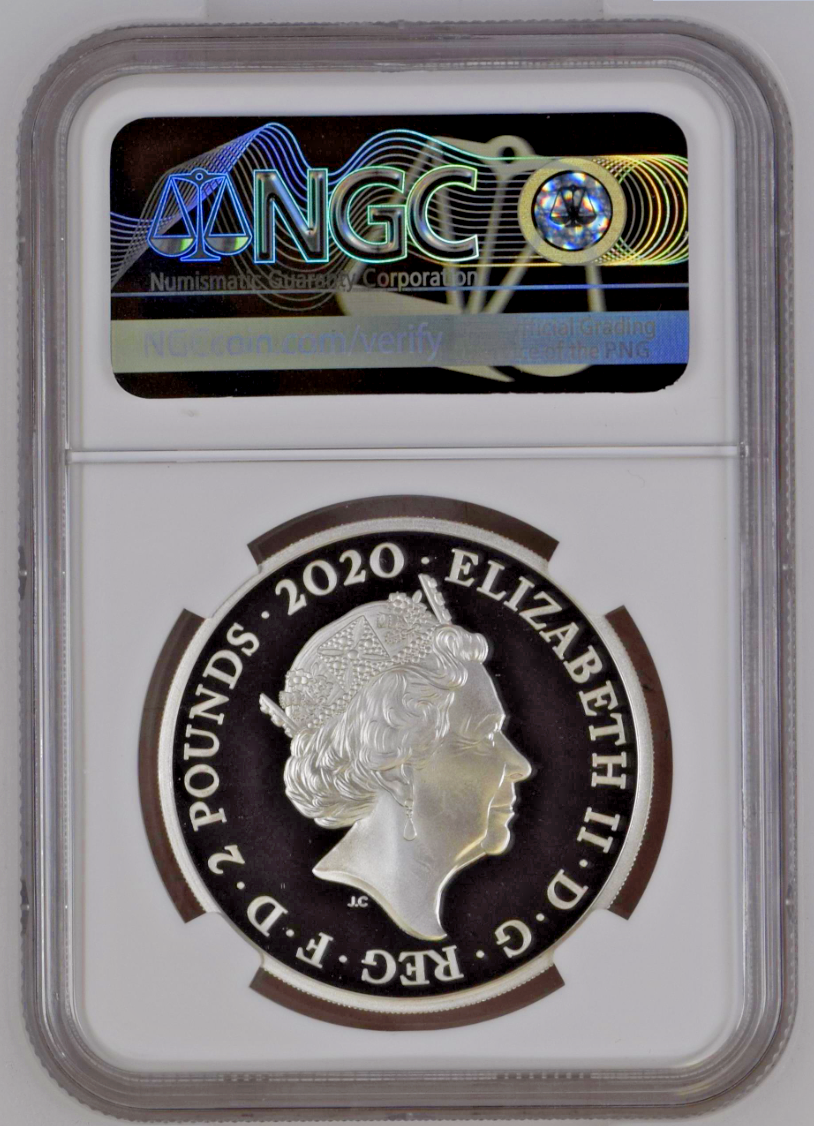 2020 G.Britain Pay Attention James Bond 1 oz Silver Proof NGC PF70 Ultra Cameo