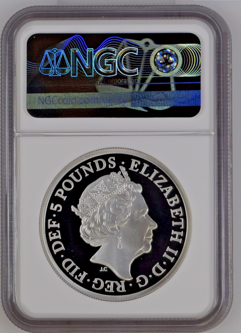 2022 GB Royal Tudor Beasts Panther 2 oz Silver Proof NGC PF69 UC First Release