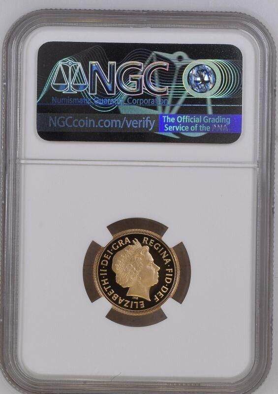 2012 Gold Half-Sovereign Diamond Jubilee Proof NGC PF 70 ULTRA CAMEO