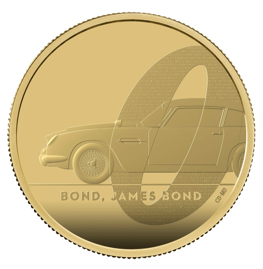 Bond, James Bond 2020 UK Two-Ounce Gold Proof Coin