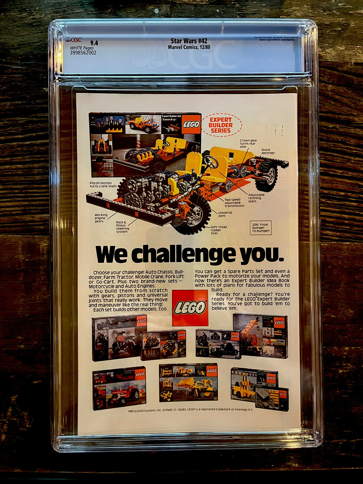 White Pages! Star Wars #42 CGC 9.4 Part 3 of Empire - 1st Boba Fett