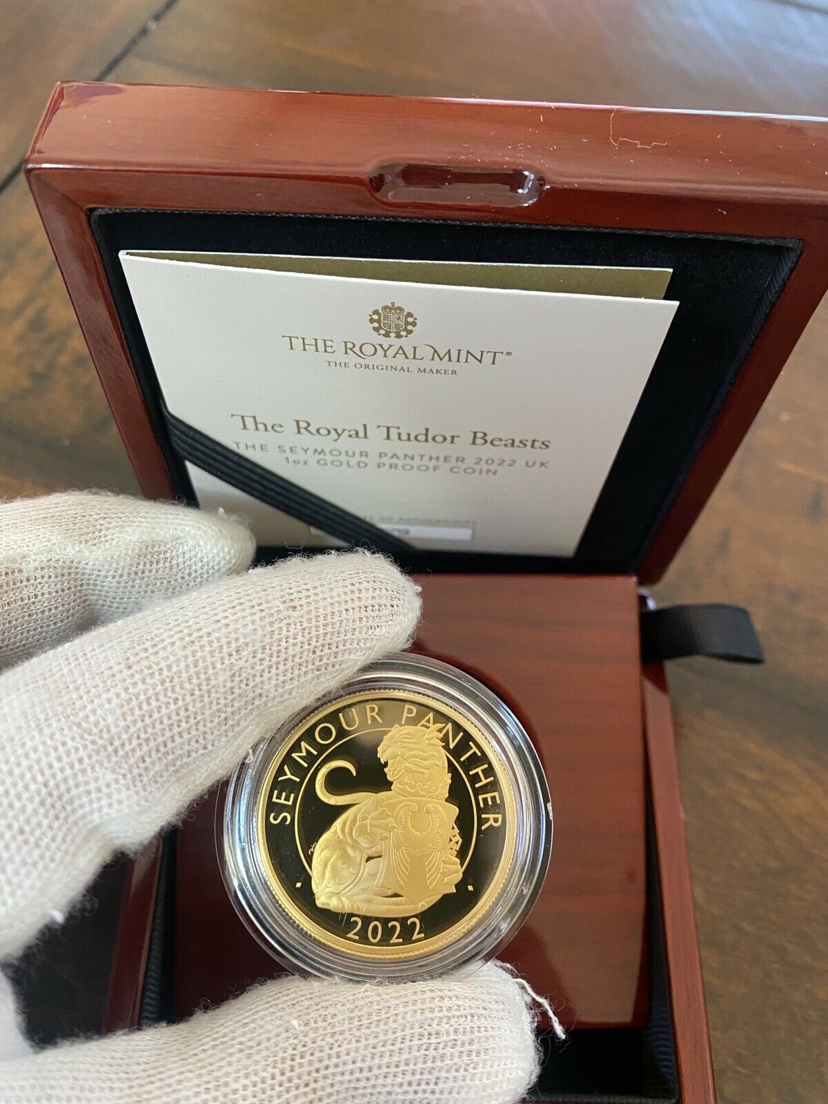Tudor Beast Seymour Panther 2022 UK 1 oz Gold Proof NGC PF69 UC First Releases