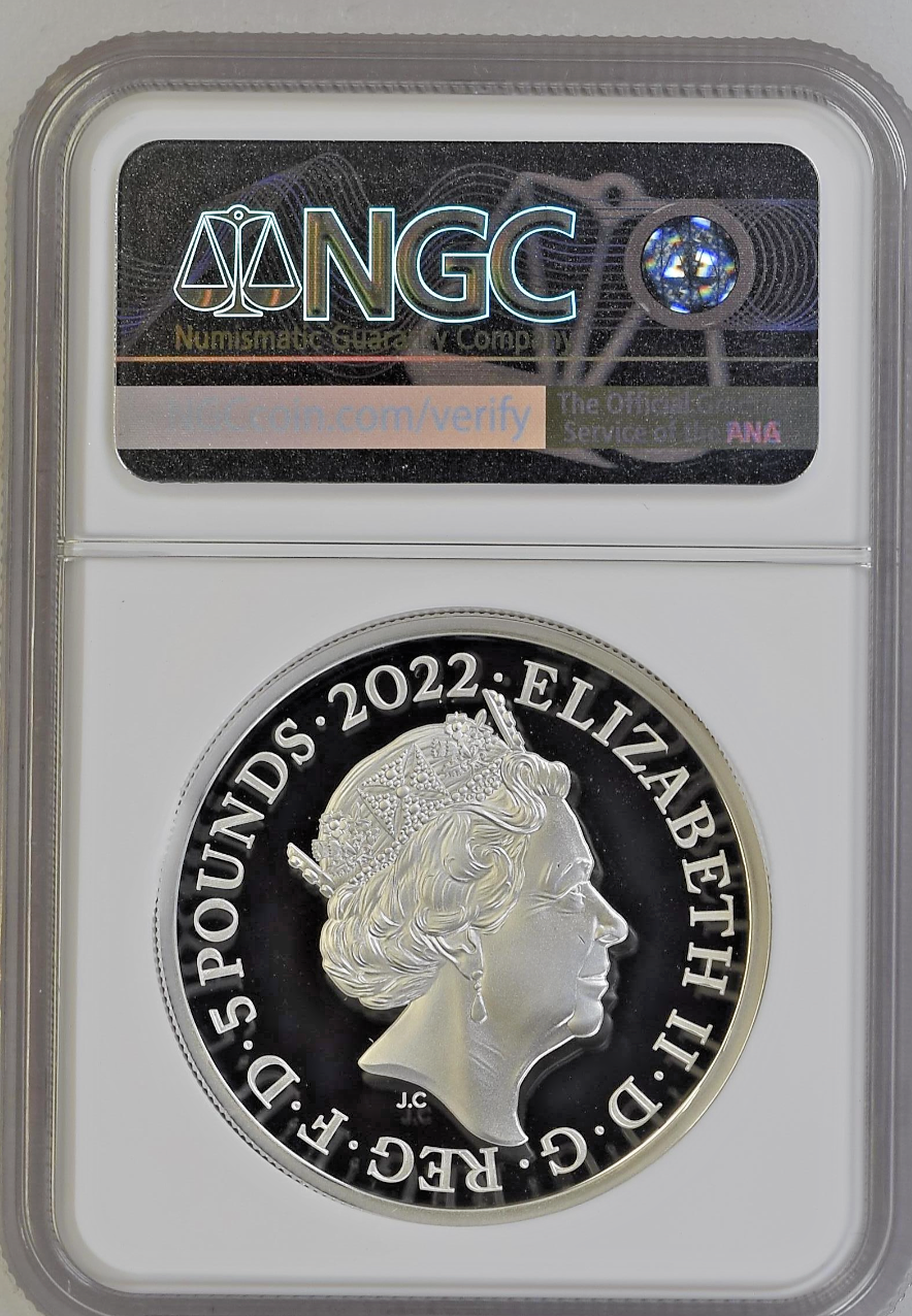 City Views London 2022 UK 2oz Silver Proof Coin NGC PF70 First Day of Issue