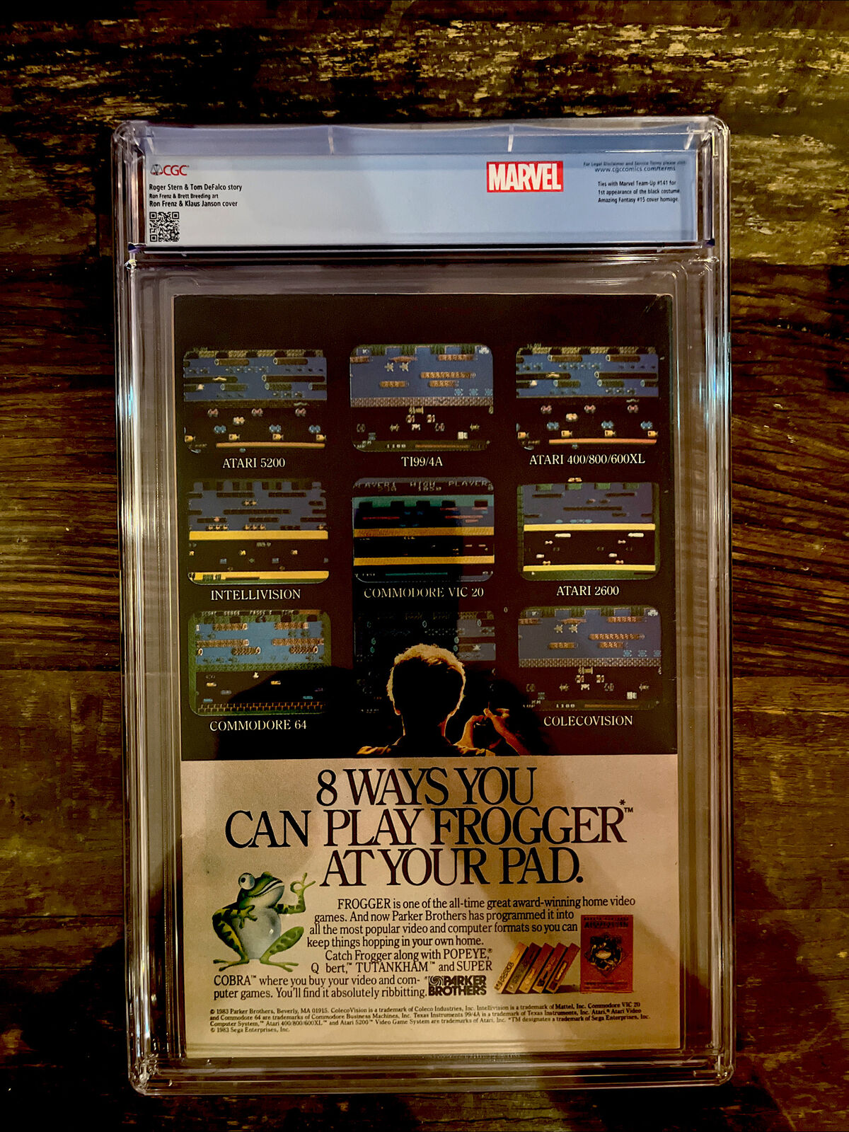 White Pages! Amazing Spider-Man #252 CGC 8.5 Black Costume Label