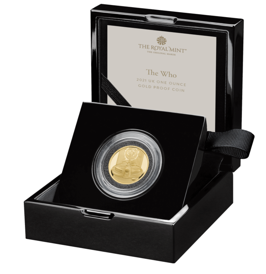 2021 The Who UK One Ounce Proof Gold Coin