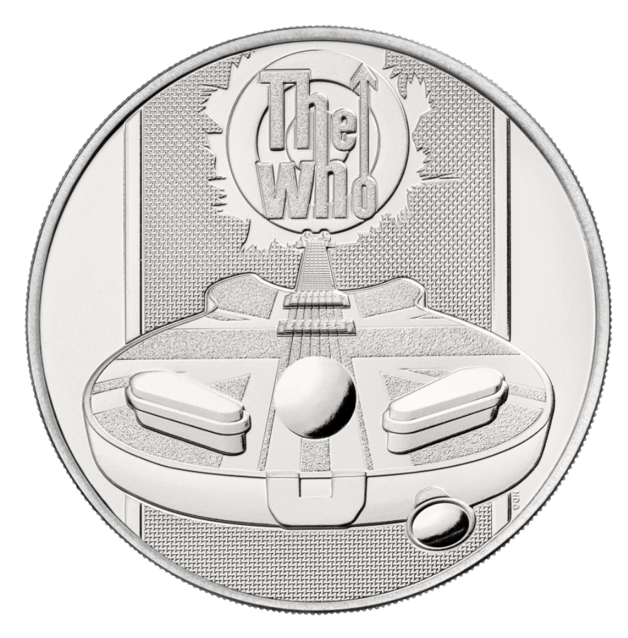 The Who 2021 UK £5 Brilliant Uncirculated Coin