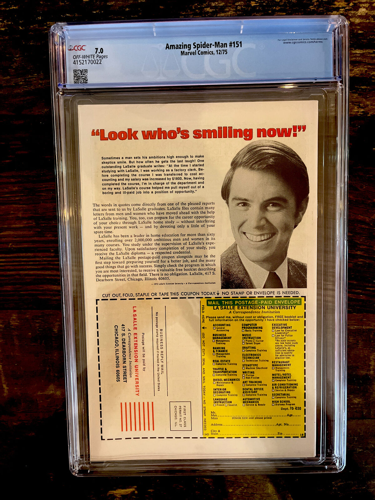 Amazing Spider-Man #151 CGC 7.0 - Iconic Cover, Shocker Appearance