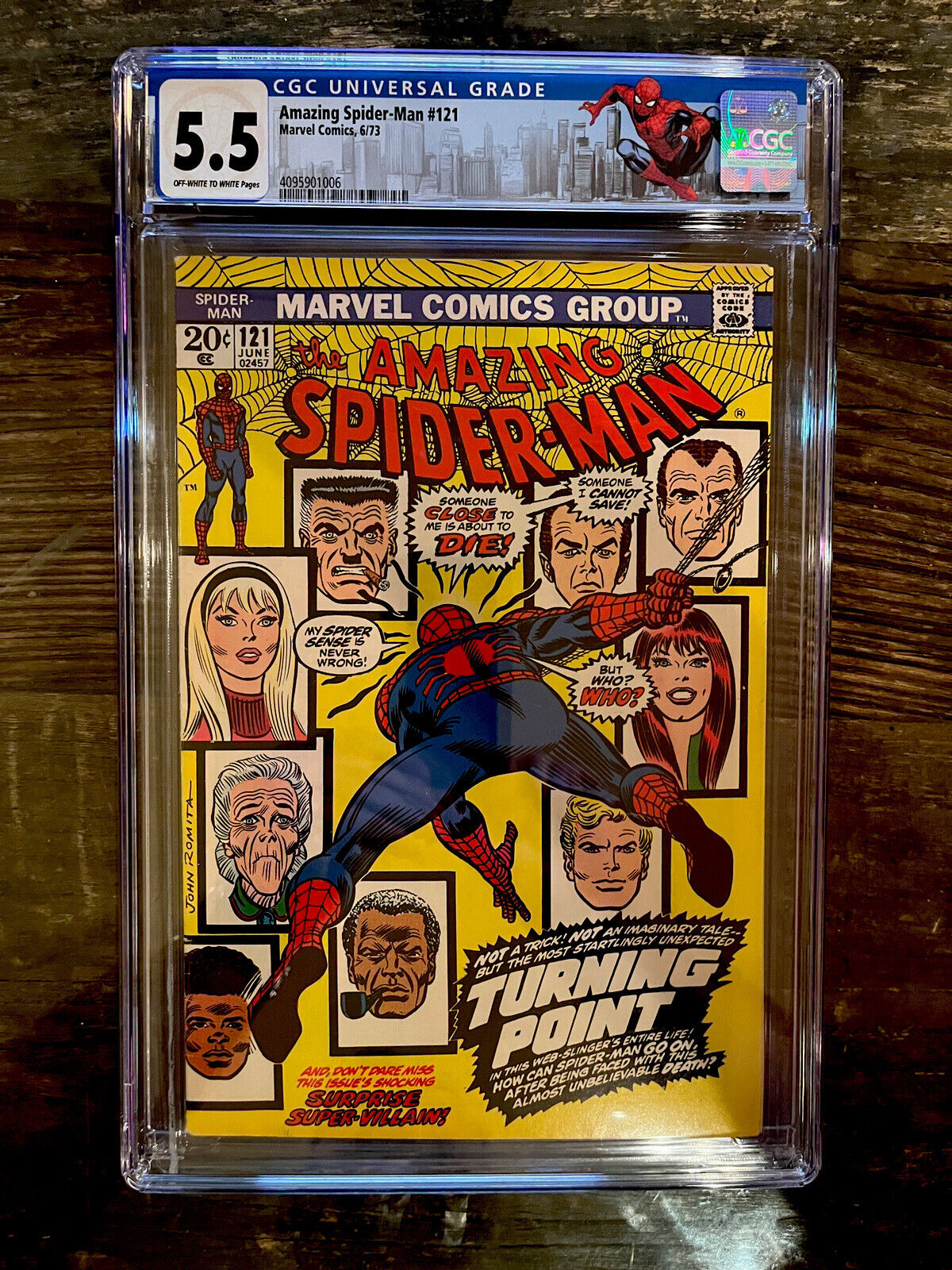 Amazing Spider-Man #121 CGC 5.5 - Death of Gwen Stacy