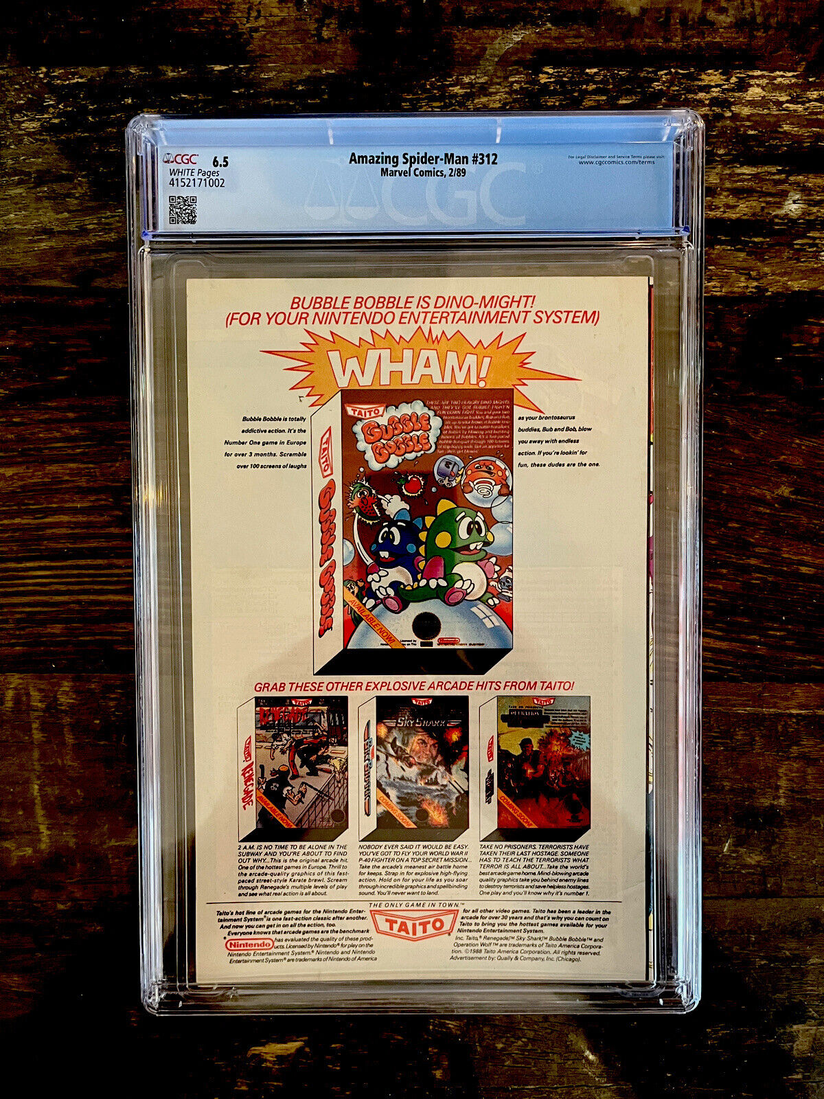 White Pages! Amazing Spider-Man #312 CGC 6.5 Green Goblin Battles Hobgoblin