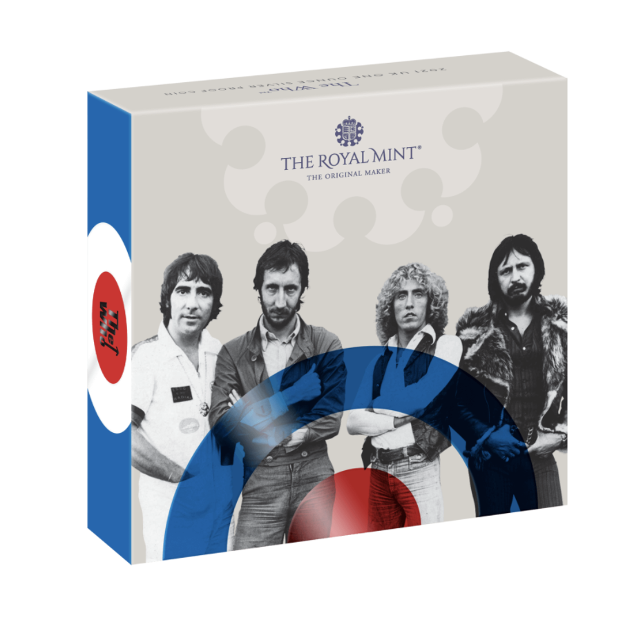 The Who 2021 UK One Ounce Silver Proof Coin