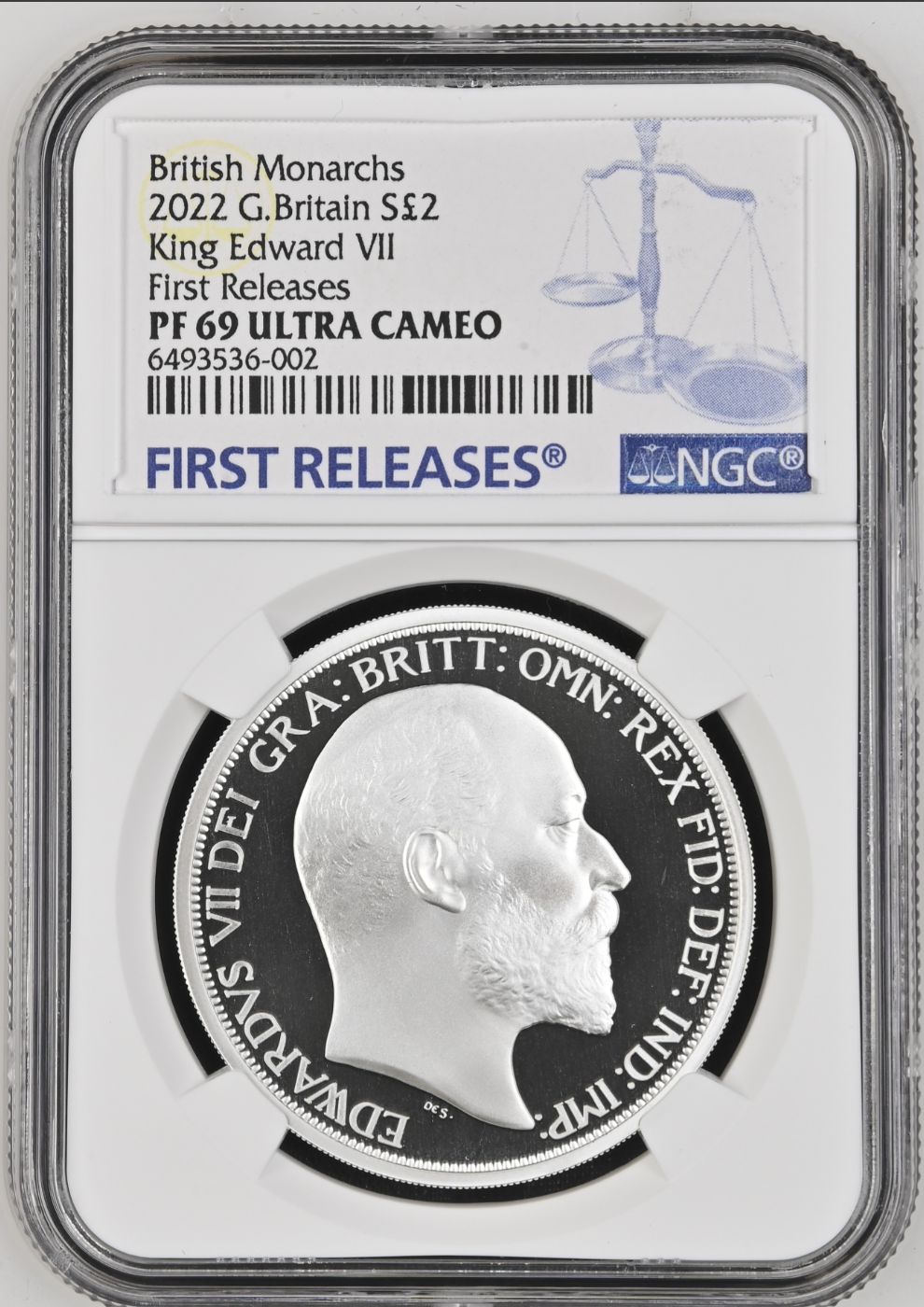 British Monarchs King Edward VII 2022 1oz Silver Proof NGC PF69 UC First Release