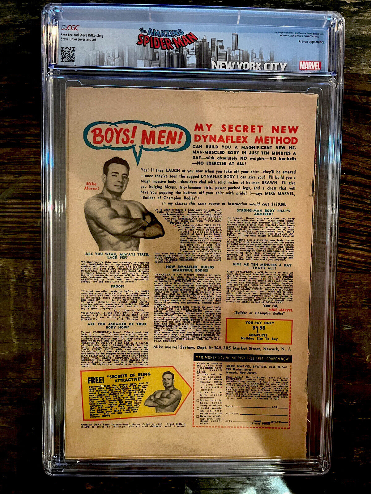 Spider-man Label! Amazing Spider-Man #34 CGC 1.8 - Kraven