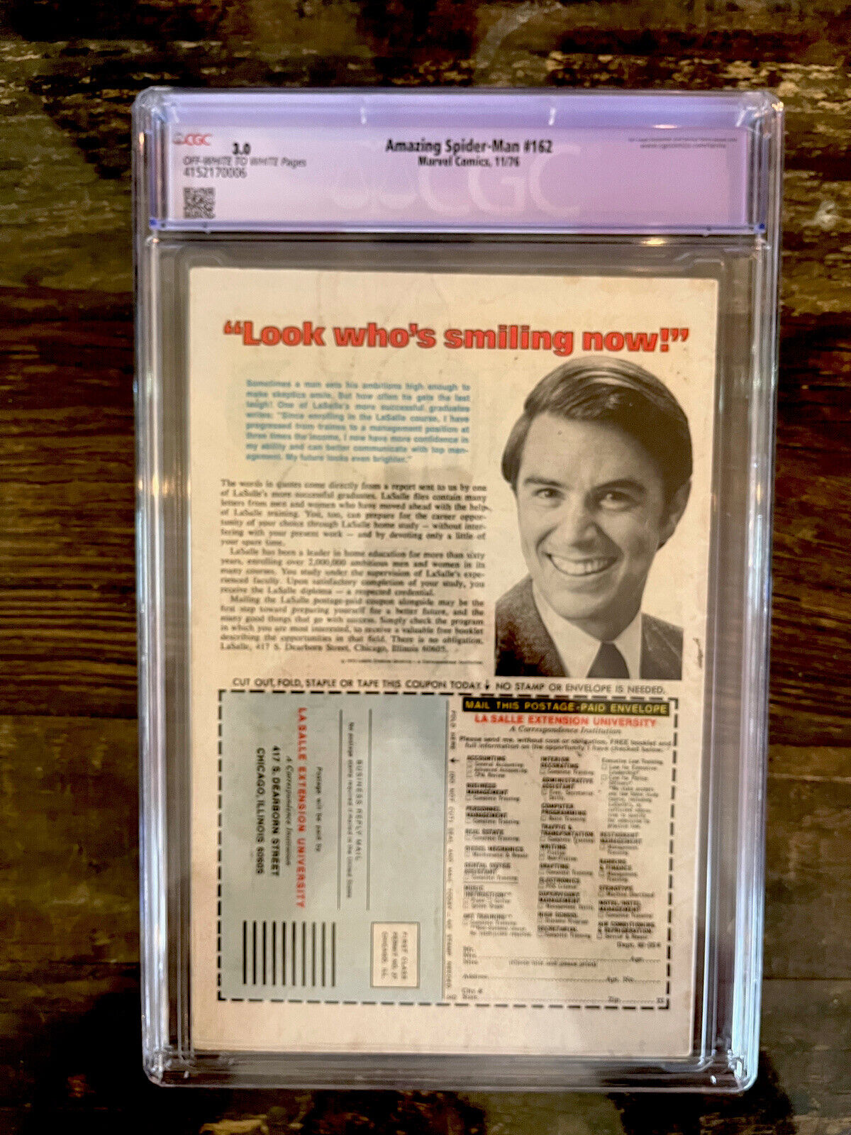 Restored Amazing Spider-Man #162 CGC 3.0 1st Jigsaw! Punisher appearance