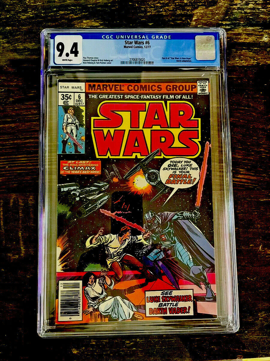 Star Wars #6 CGC 9.4 White Pages - Conclusion to original Star Wars Story