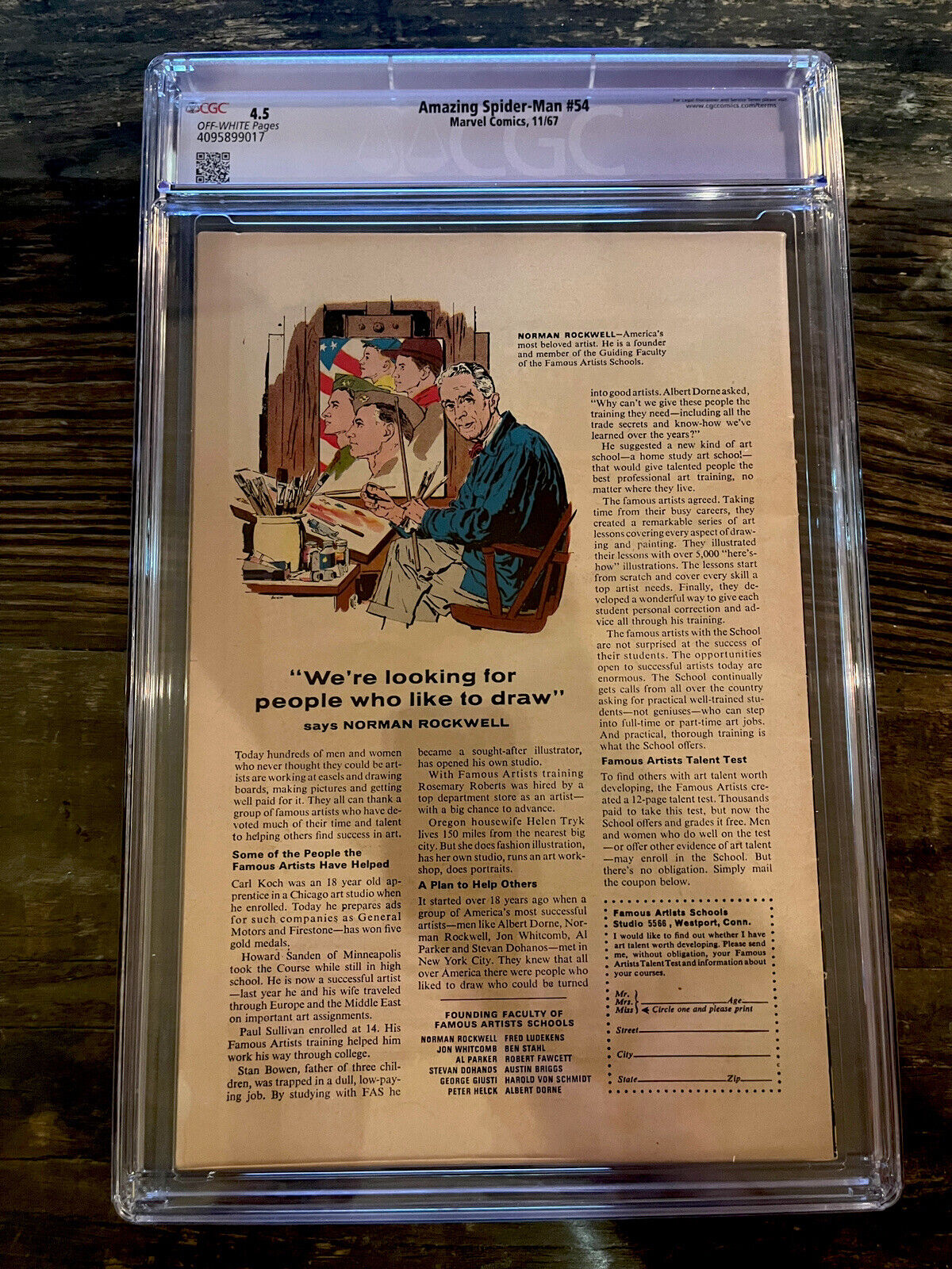 Amazing Spider-Man #54 CGC 4.5 Doctor Octopus Appearance - Restored