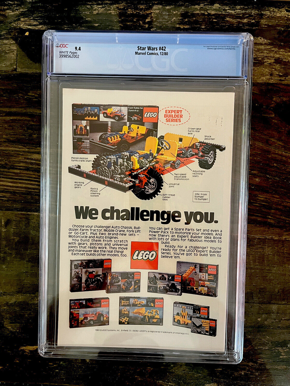 Rare! Star Wars #42 CGC 9.4 White Pages - 1st Boba Fett