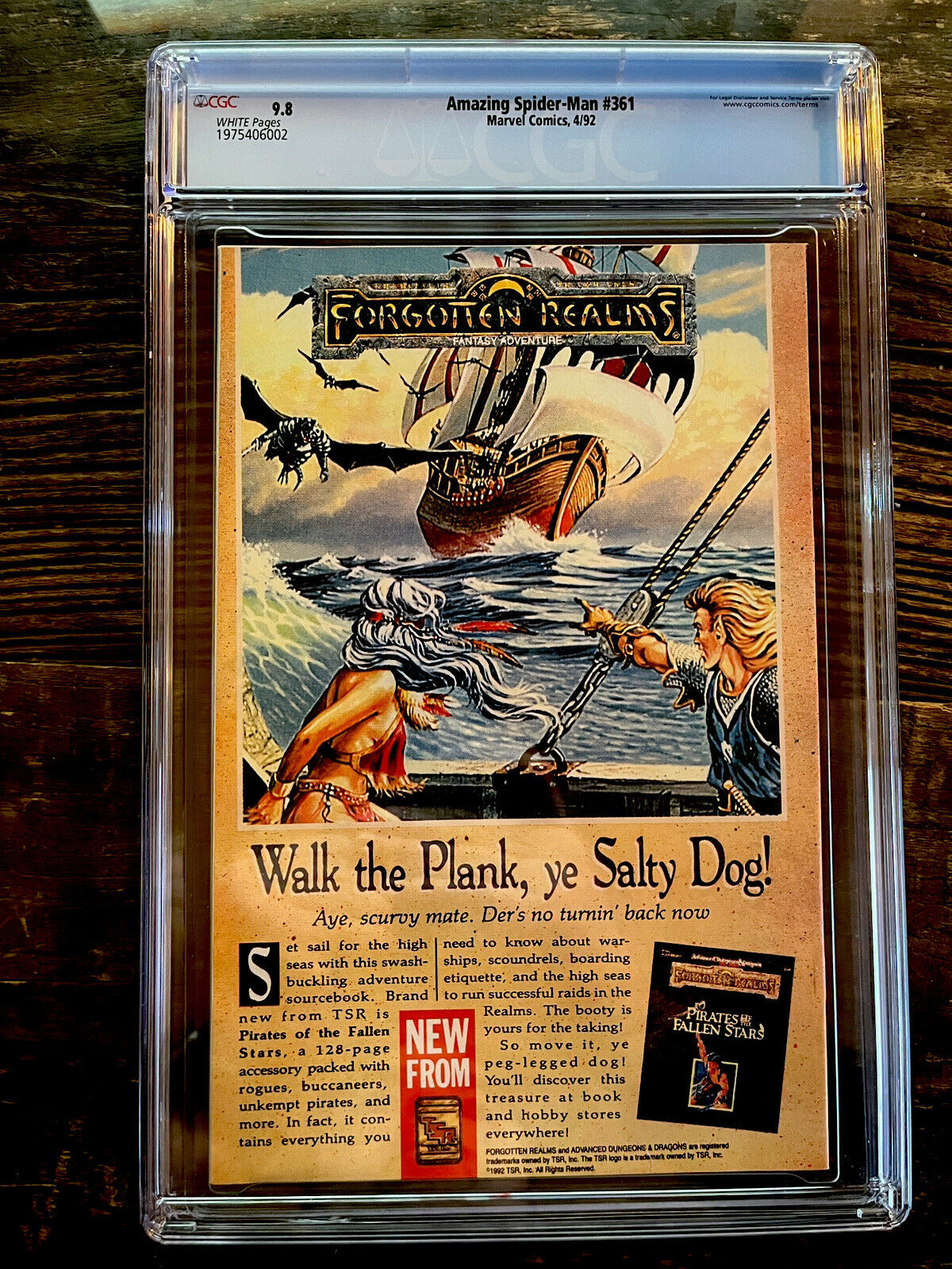 White Pages! Amazing Spider-Man #361 CGC 9.8 - 1st Full Appearance of Carnage