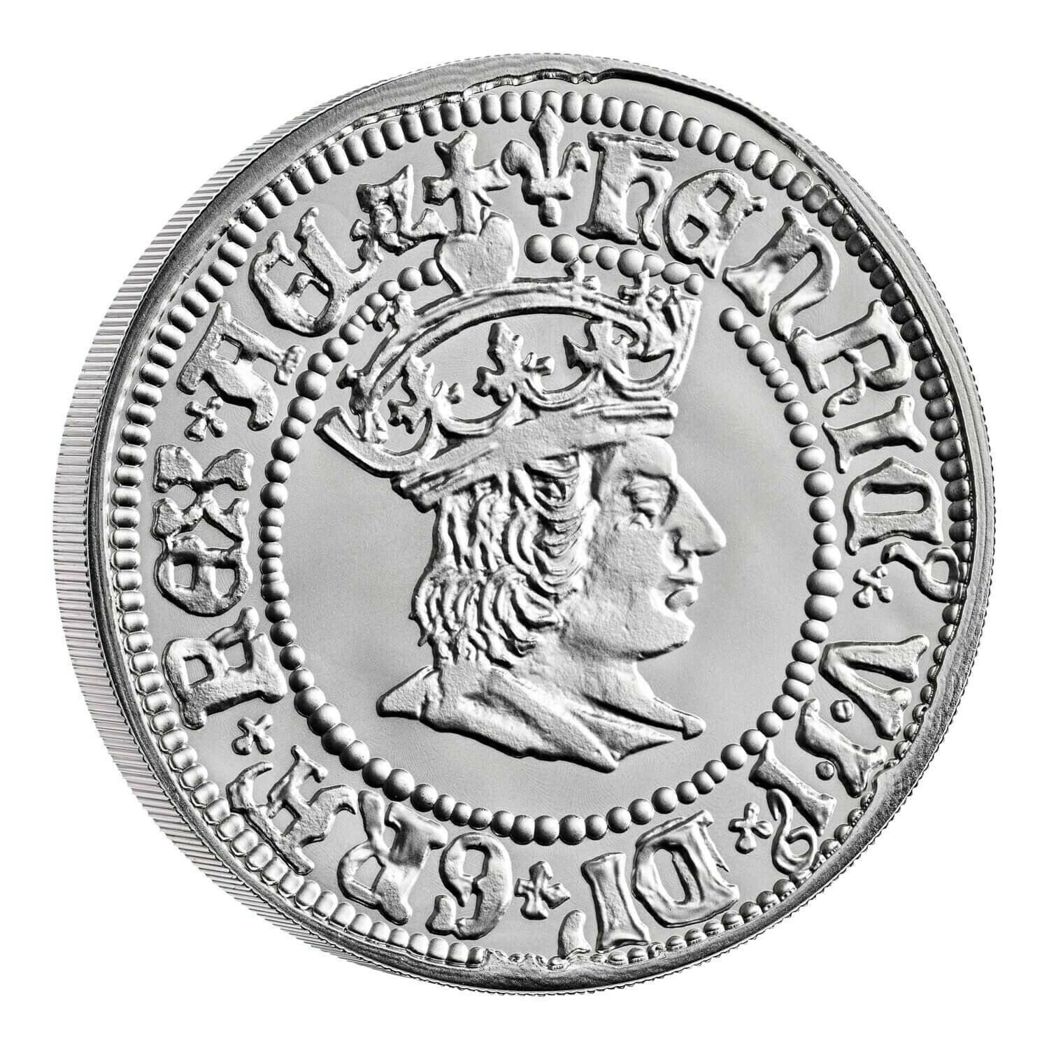 British Monarchs King Henry VII 2022 UK 5 oz Silver Proof Coin