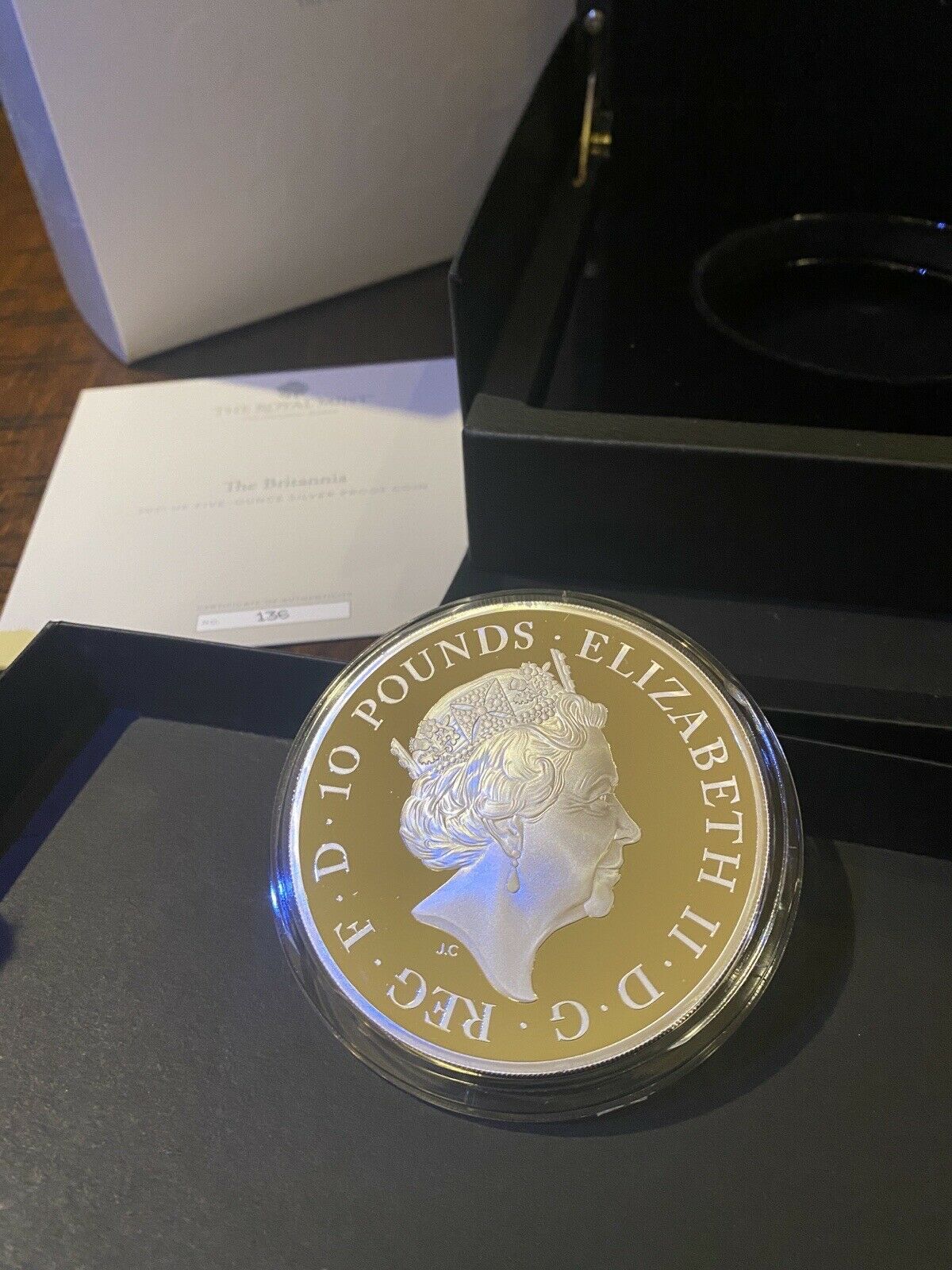 Britannia 2021 UK 5 Oz Silver Proof Coin