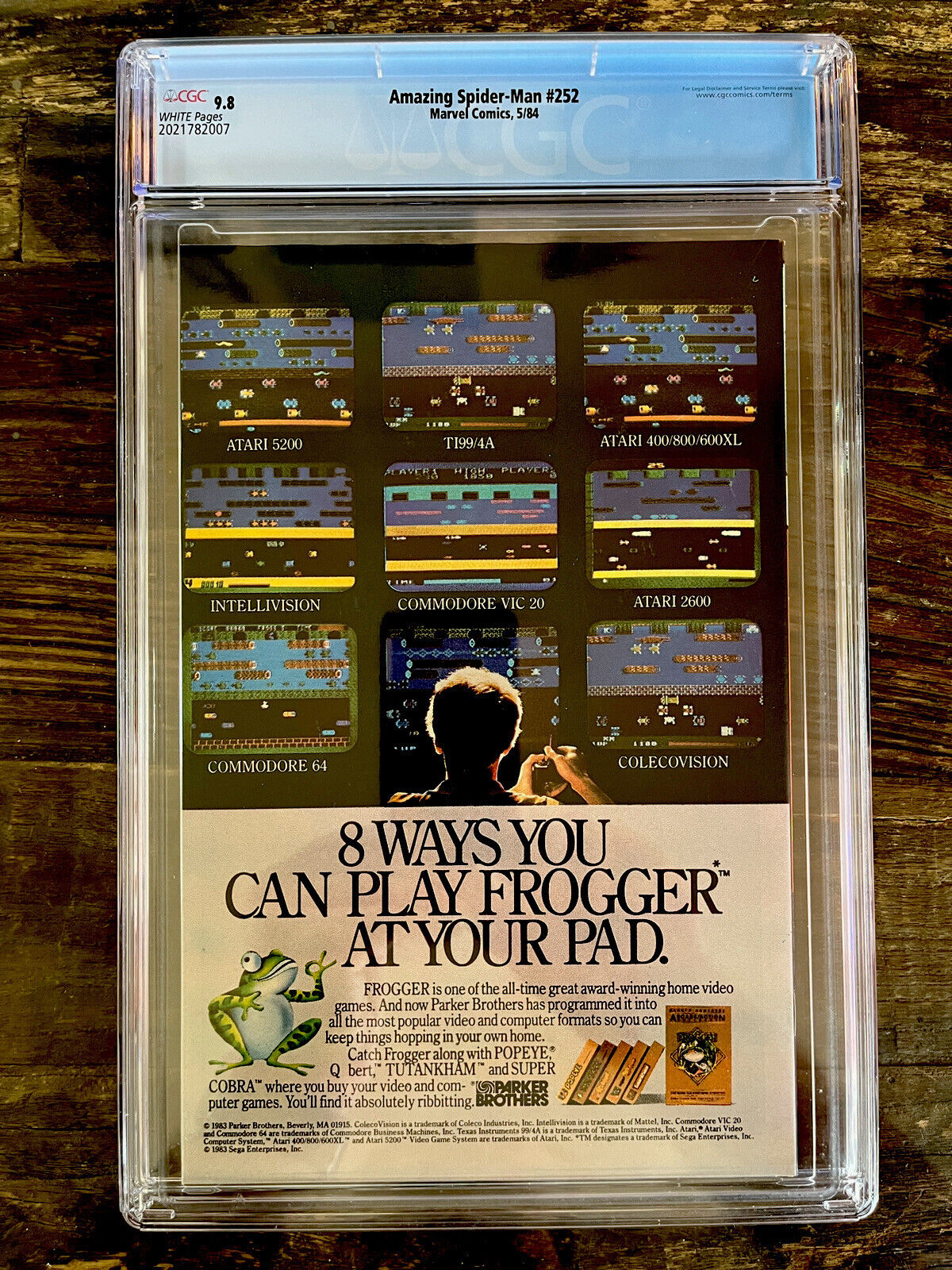 White Pages Newsstand! Amazing Spider-Man #252 CGC 9.8 1st Appear Black Costume