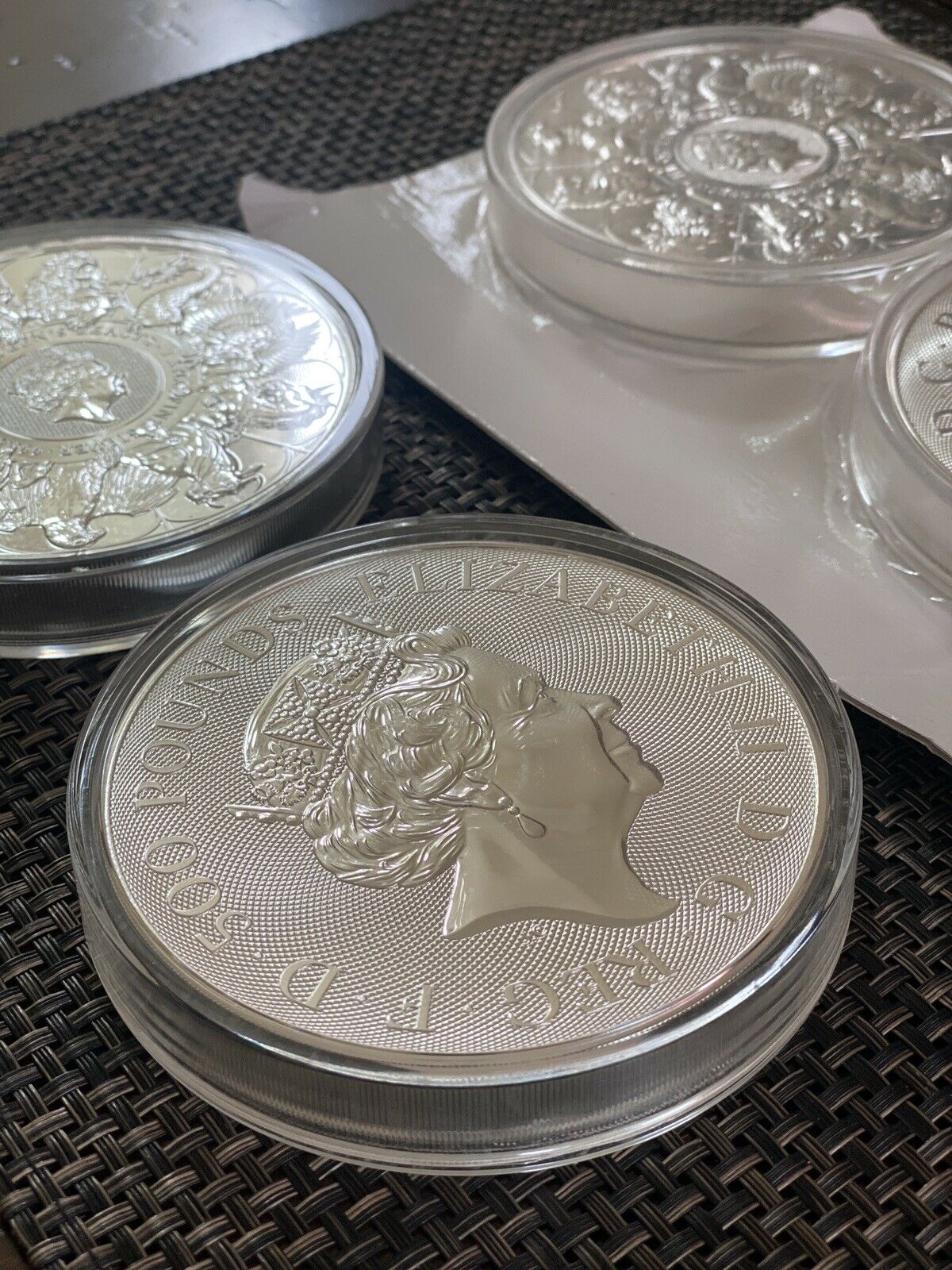 In Stock! The Queen's Beasts 2021 Kilo Silver Bullion Coin (Sold Out at Mint)