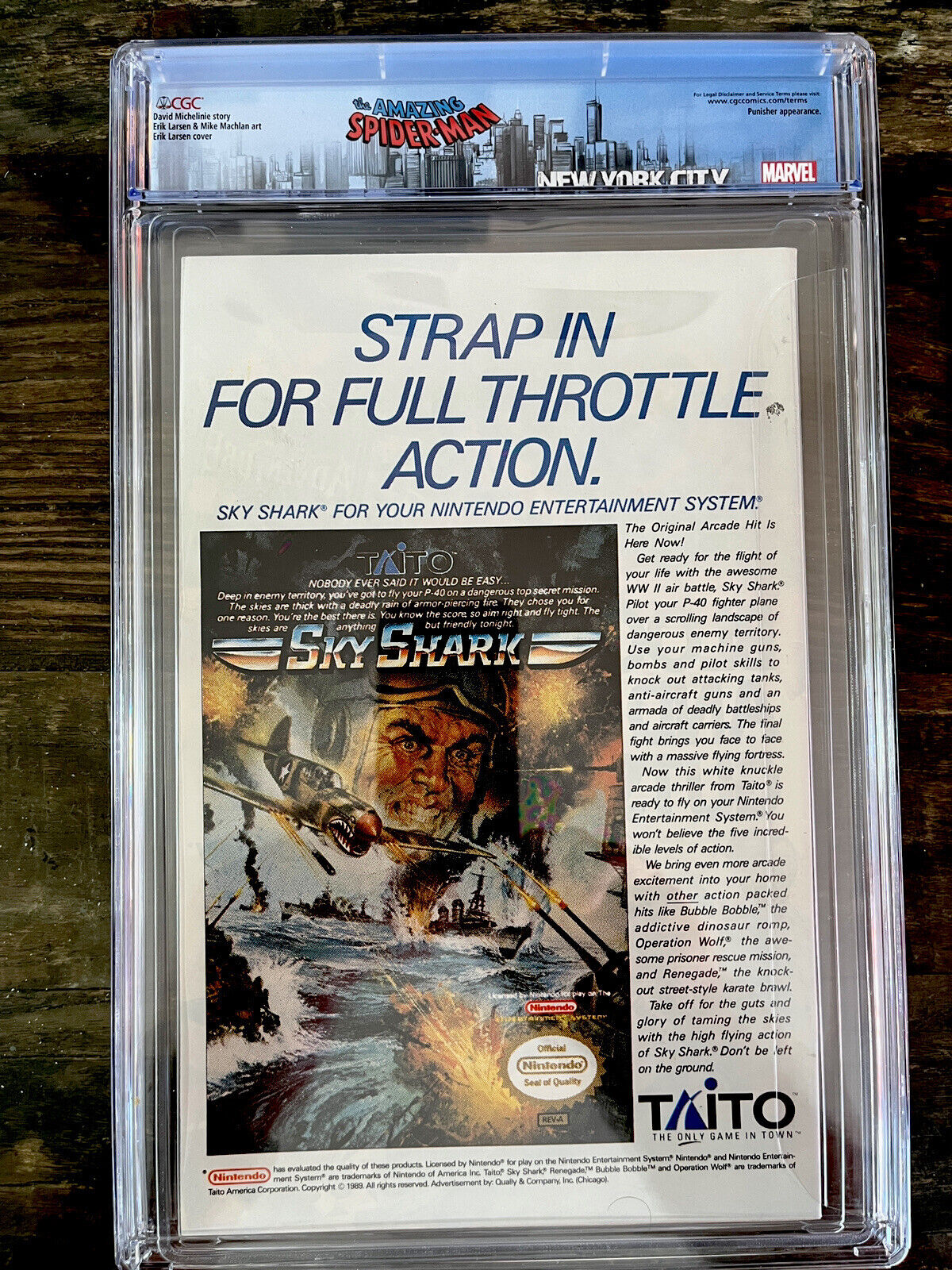 Custom Spider-Man Label - Amazing Spider-Man #330 CGC 9.0 - Punisher Appearance