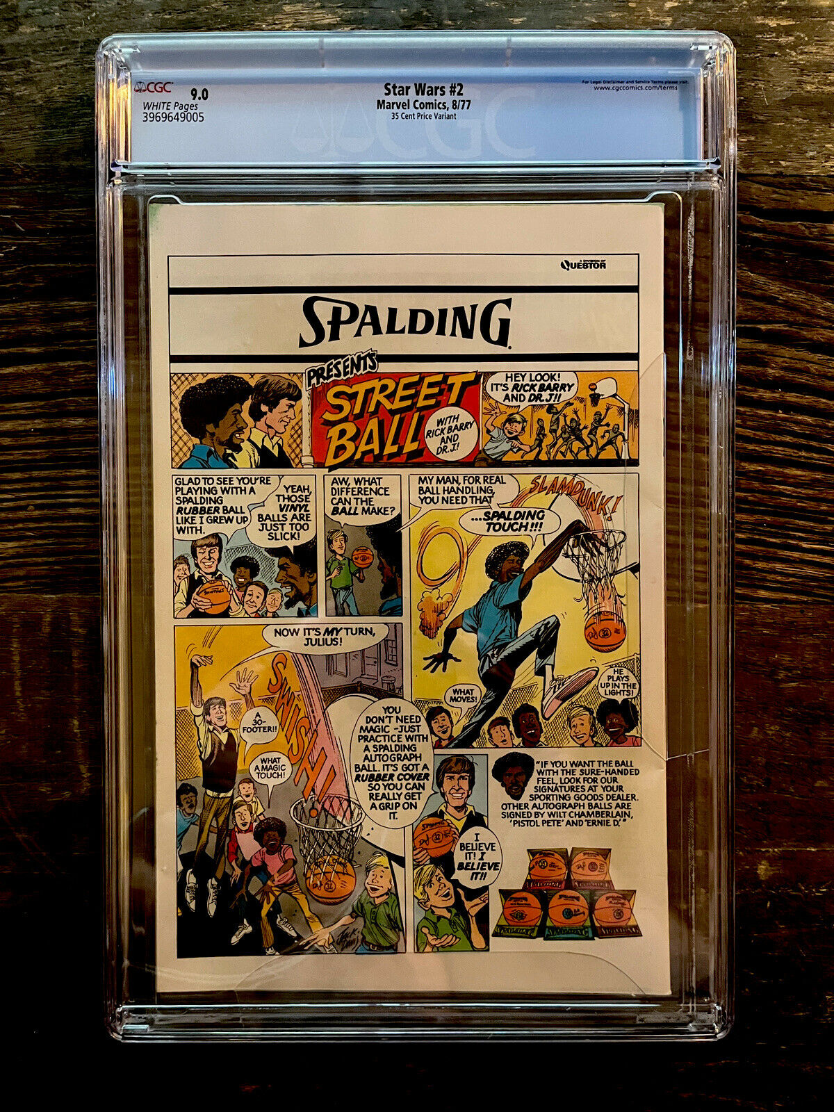 Rare 35 Cent Variant! Star Wars #2 CGC 9.0 WP - 1st Appearance Obi-Wan Kenobi