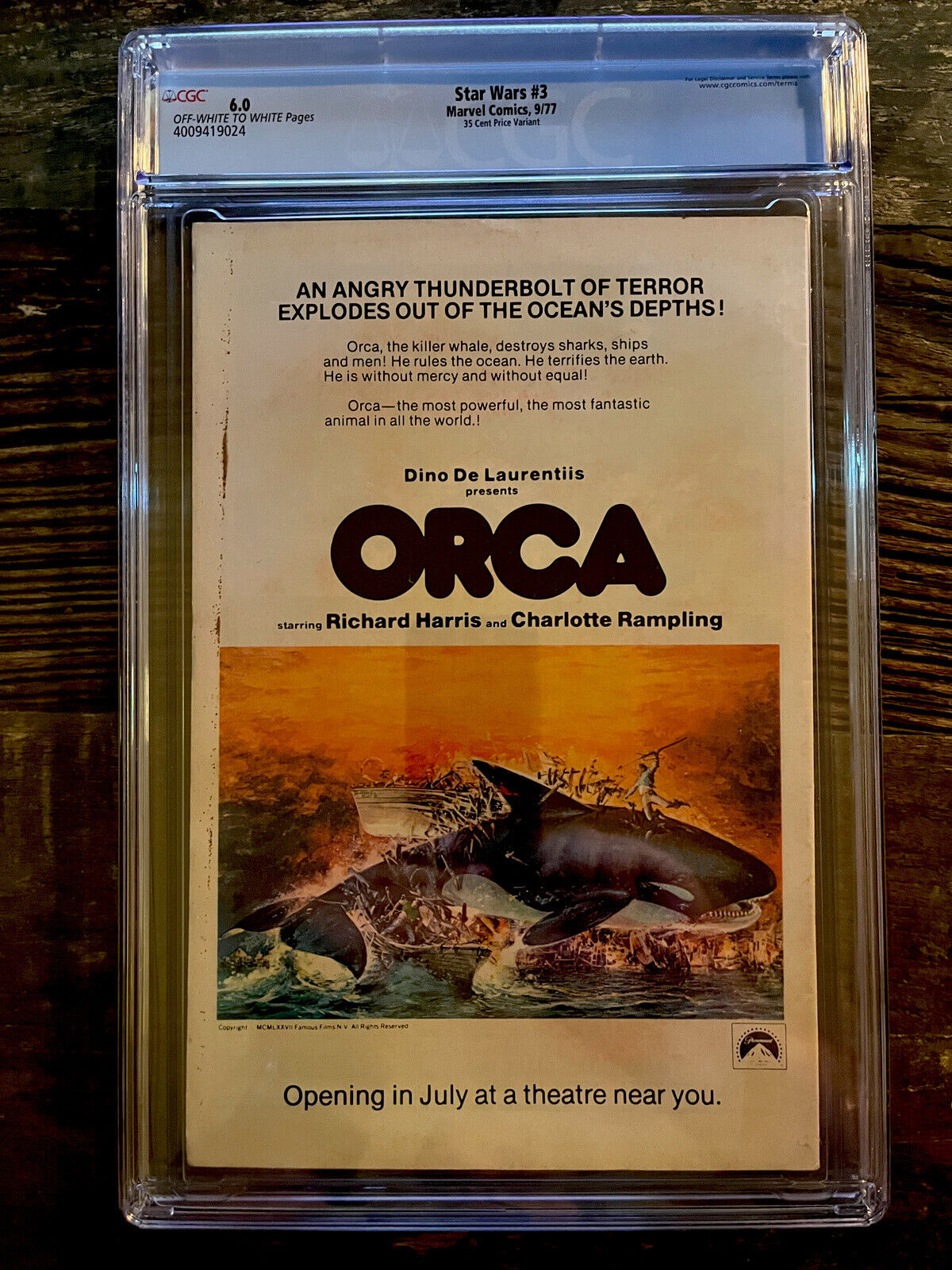 Rare 35 Cent Price Variant! Star Wars #3 CGC 6.0 - Part 3 Star Wars Story