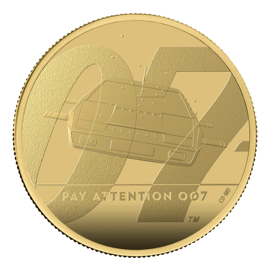 2020 Great Britain Pay Attention 007 1 oz Gold Proof James Bond Coin #2