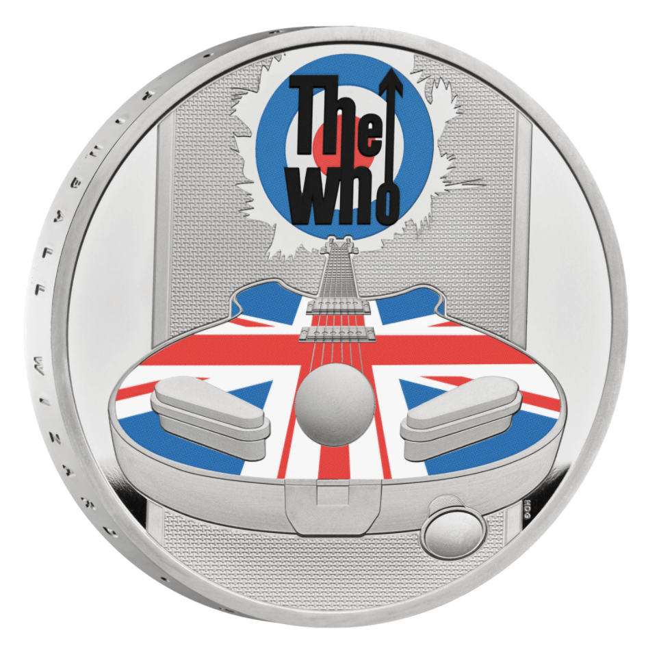 The Who 2021 UK One Ounce Silver Proof Coin