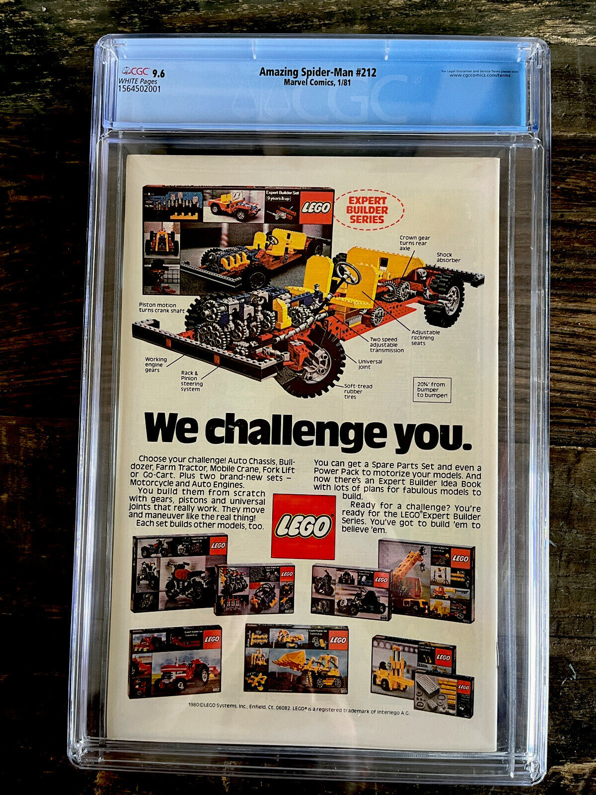 White Pages! Amazing Spider-Man #212 CGC 9.6 - Origin & 1st Appearance Hydro-Man