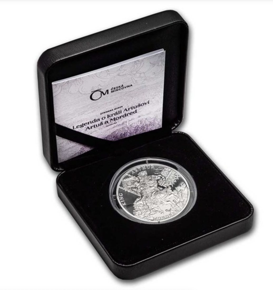 2021 Niue 1 oz Silver The Legend of King Arthur-Arthur & Mordred