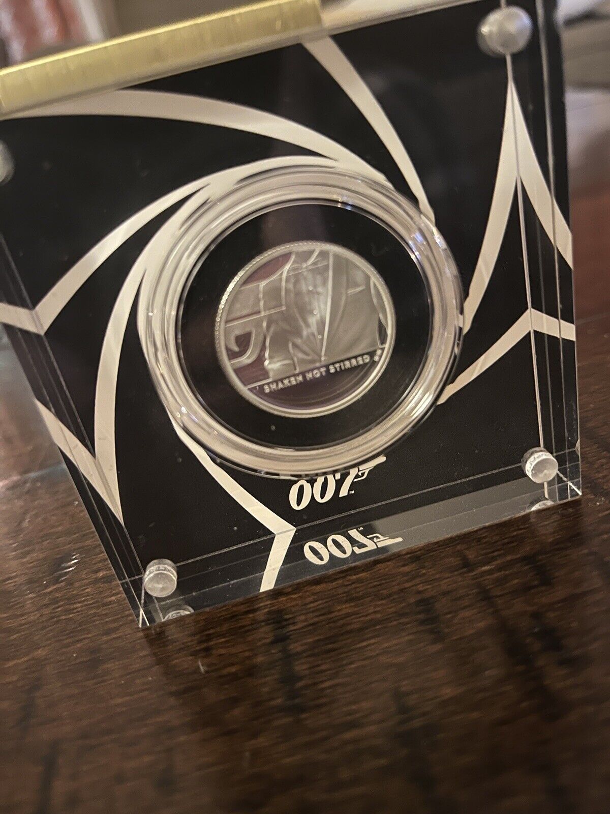 2020 James Bond Half Ounce Silver Proof Coin - Shaken Not Stirred - Royal Mint