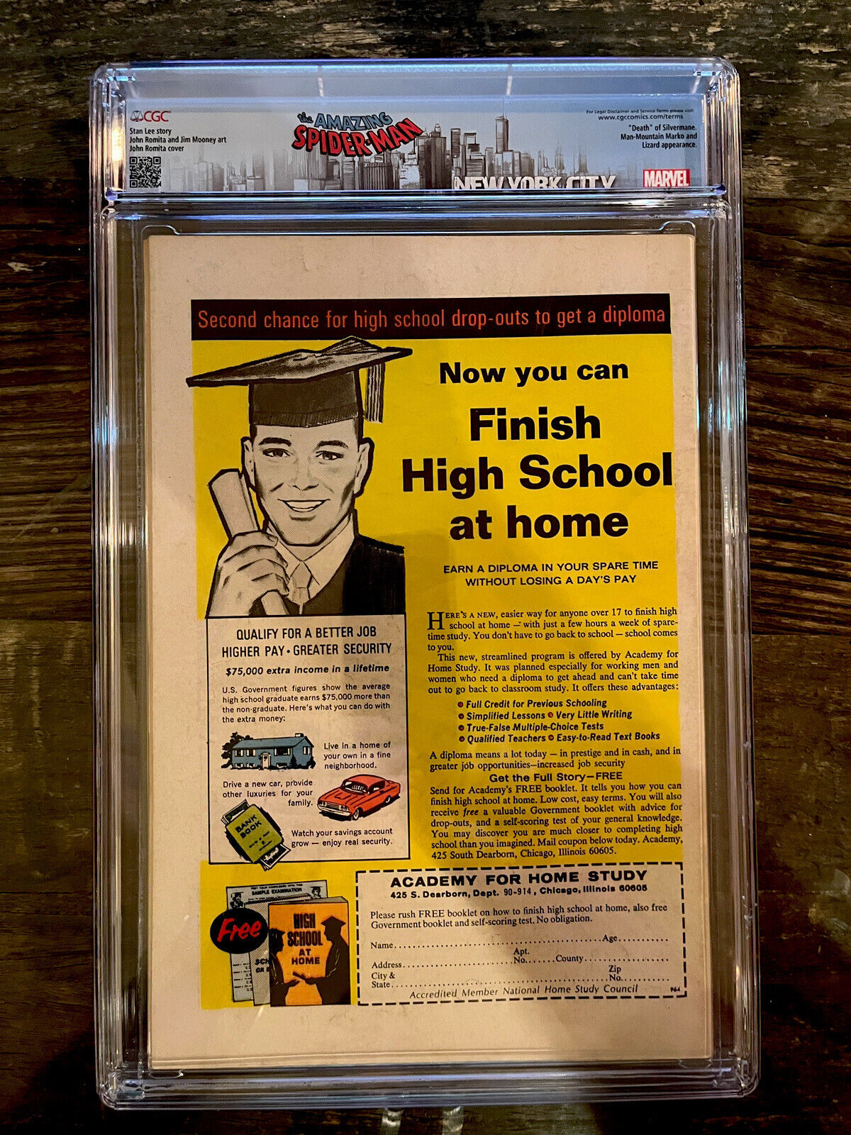 Amazing Spider-Man #75 CGC 6.0 - Death of Silvermane