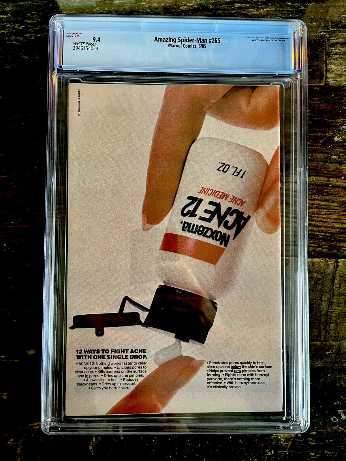 White Pages! Amazing Spider-Man #265 CGC 9.4 - 1st Appearance of Silver Sable