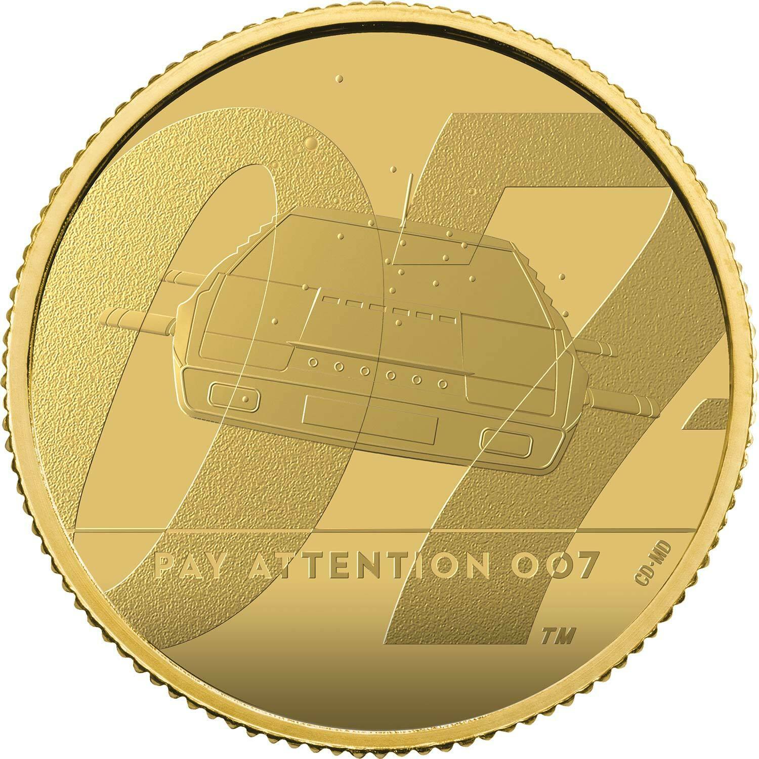2020 GB 1/4 oz Gold Proof Pay Attention James Bond 007 Coin #2 NGC PF70 UC
