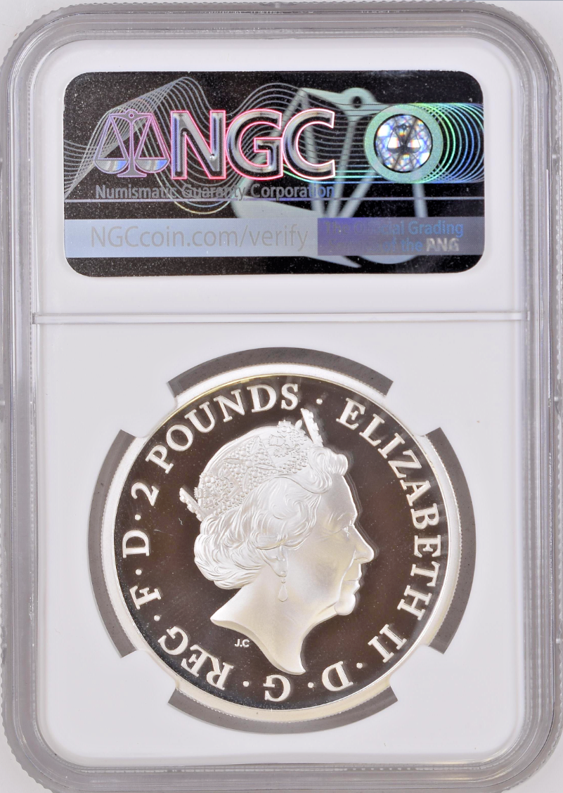 QTY 4 - 2021 GB 1 oz Silver Queen's Beasts Collector Proof NGC PF69 UC (w/Box & COA)