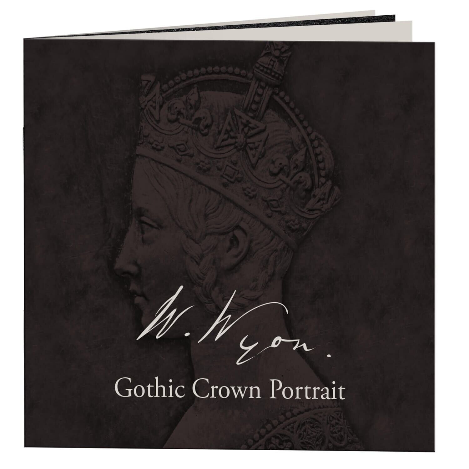 Gothic Crown Quartered Arms 2021 UK 10oz Silver Proof Coin