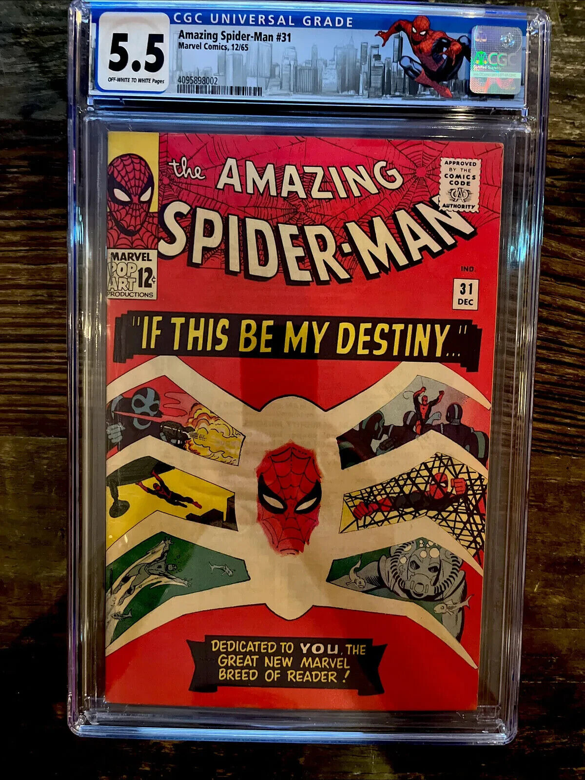 Amazing Spider-Man #31 CGC 5.5 - Green Goblin Apperance - Custom Label