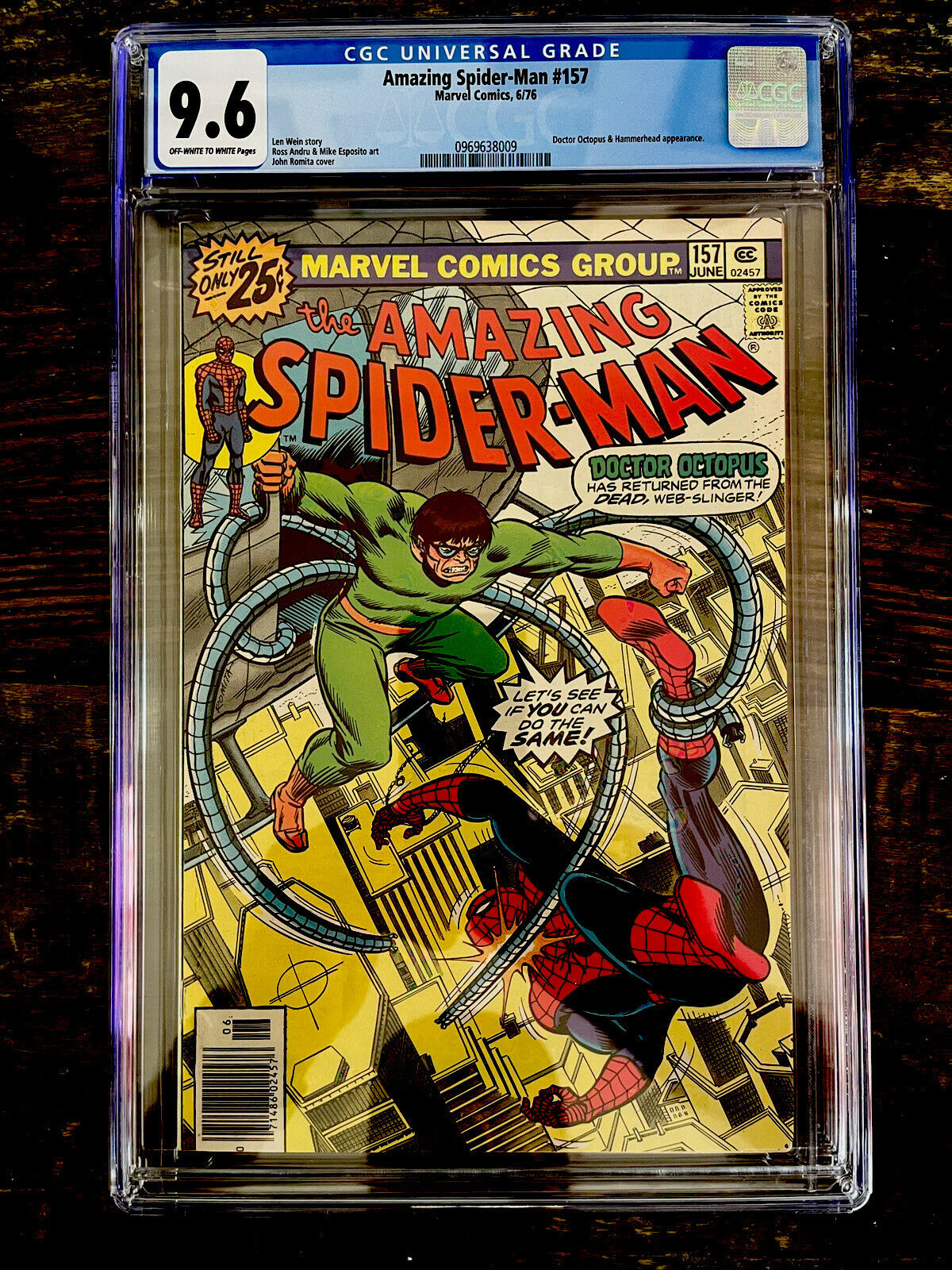 White Pages! Amazing Spider-Man #157 CGC 9.6 - Hammerhead & Doctor Octopus